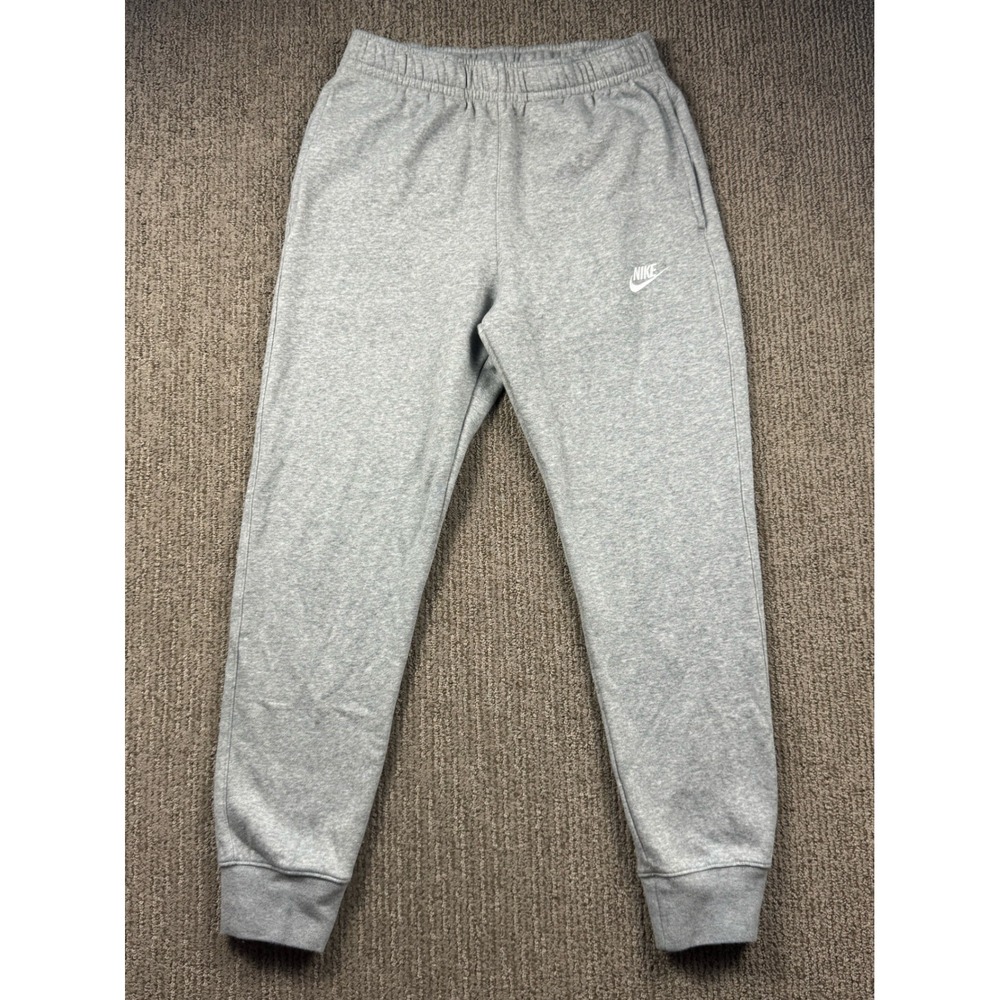 Nike Mens Sportswear Club Fleece Joggers Gray Sweatpants BV2671-063 Small